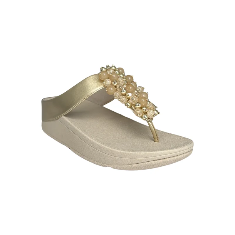 Fino Bauble Bead Gold Sandal