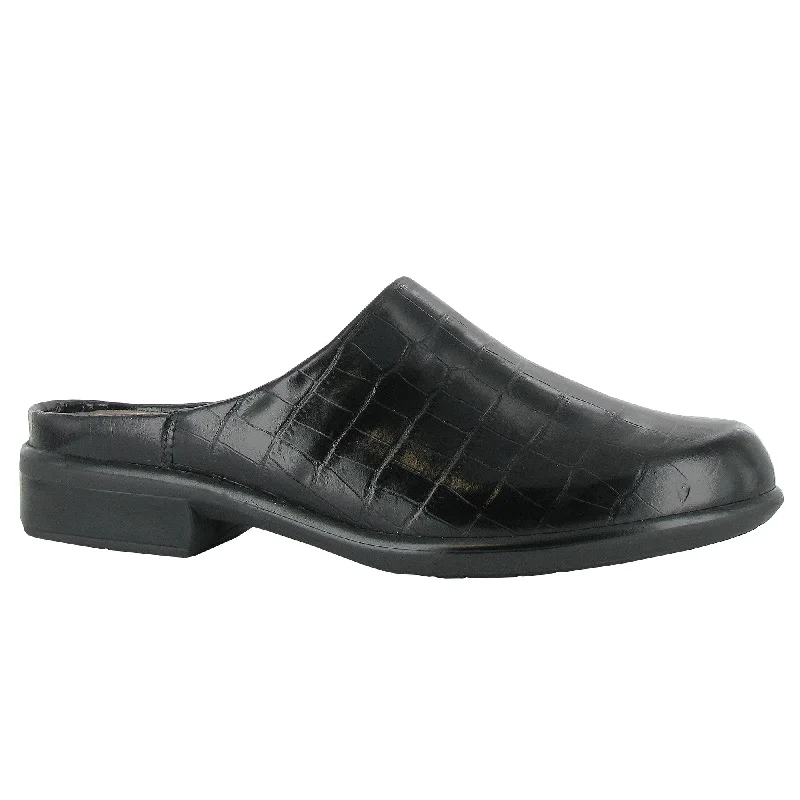 BBB Black Croc Lthr