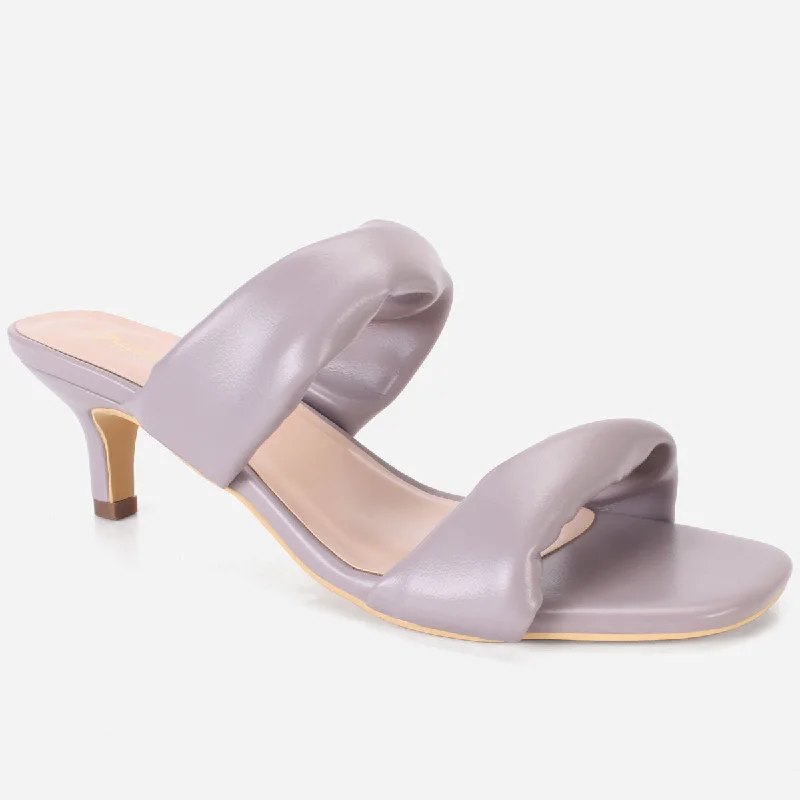 Womens "SHARITA" Dual Strap Slide In Sandals